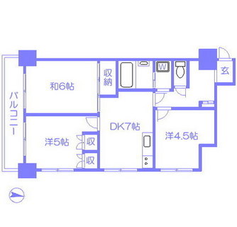 東京都文京区白山２丁目 賃貸マンション 3DK