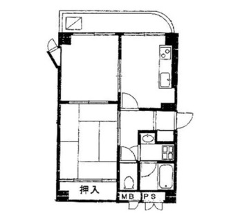 東京都北区田端１丁目 賃貸マンション 2DK