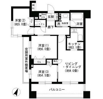 東京都文京区小石川１丁目 賃貸マンション 3LDK