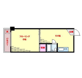 東京都北区中里１丁目 賃貸マンション 1K