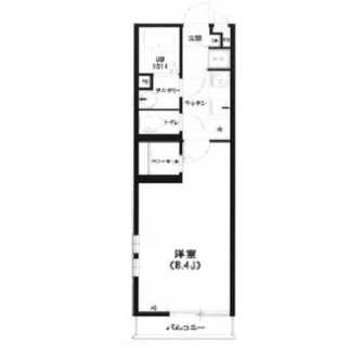 東京都文京区白山１丁目 賃貸マンション 1K