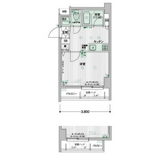 東京都文京区千石２丁目 賃貸マンション 1K