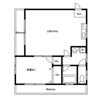 東京都文京区白山１丁目 賃貸マンション 1LDK