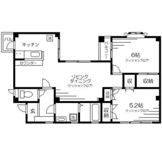 東京都文京区向丘２丁目 賃貸マンション 2LDK