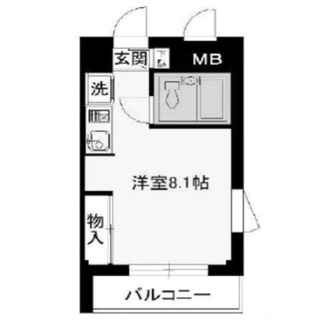 東京都文京区白山１丁目 賃貸マンション 1R