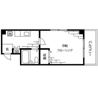 東京都北区田端２丁目 賃貸マンション 1K