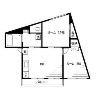 東京都文京区千石２丁目 賃貸マンション 2DK