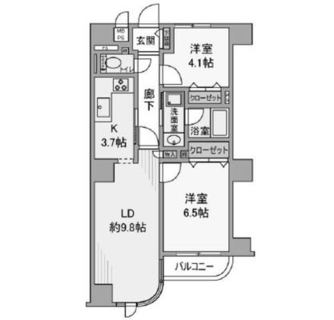 東京都文京区千駄木４丁目 賃貸マンション 2LDK