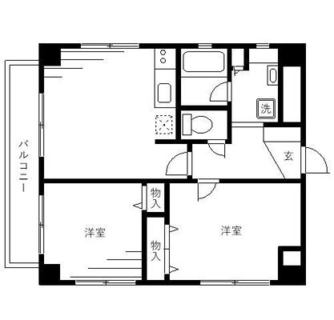 東京都北区田端３丁目 賃貸マンション 2DK