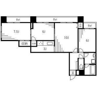 東京都文京区本駒込５丁目 賃貸マンション 3LDK