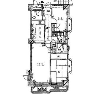 東京都文京区本駒込５丁目 賃貸マンション 2LDK