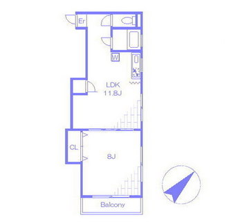 東京都北区中里２丁目 賃貸マンション 1LDK